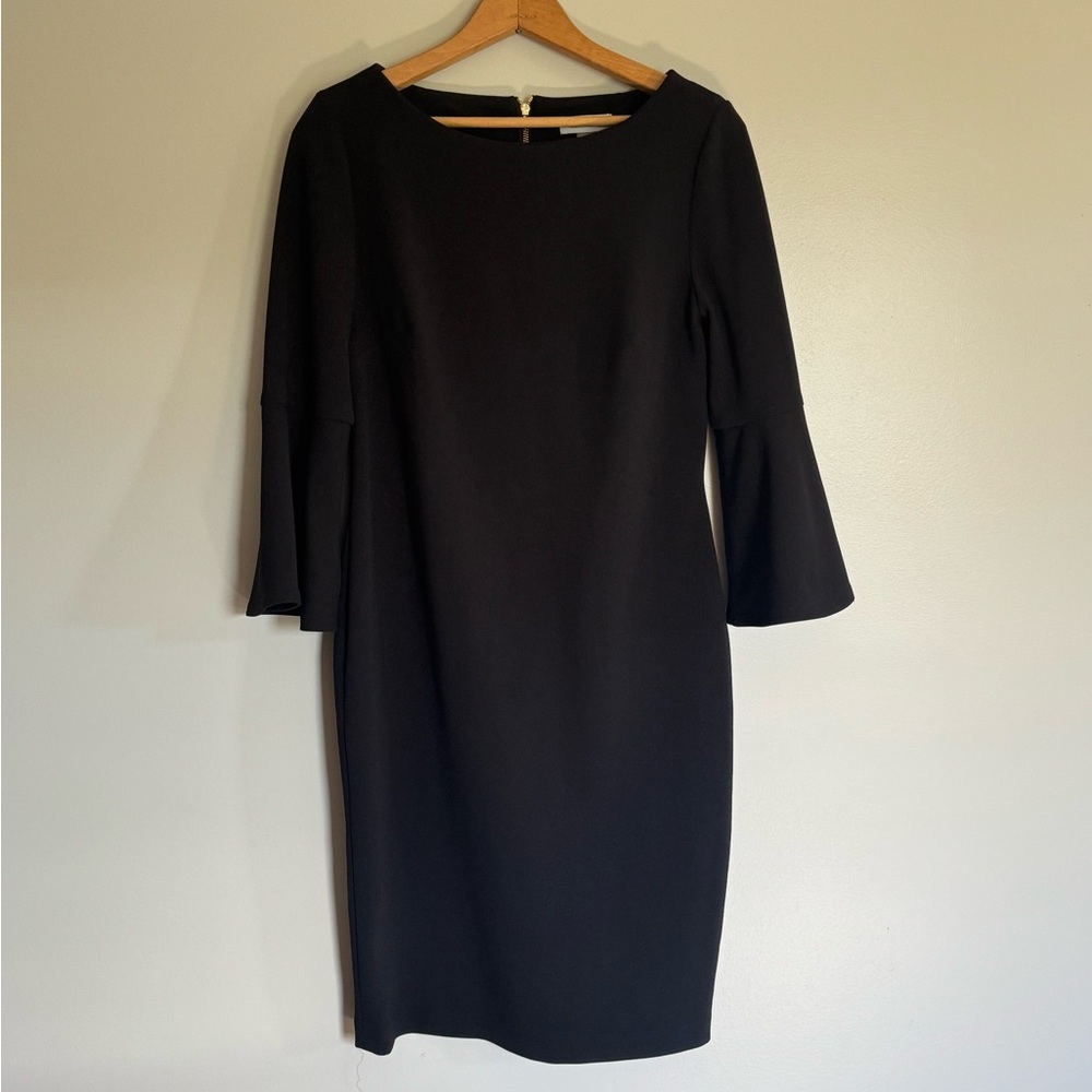 Calvin Klein Black Long Sleeve Dress